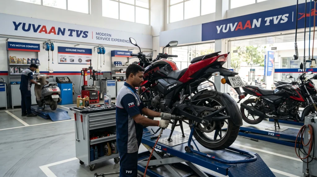 Yuvaan TVS Service Centre – Expert Technicians
