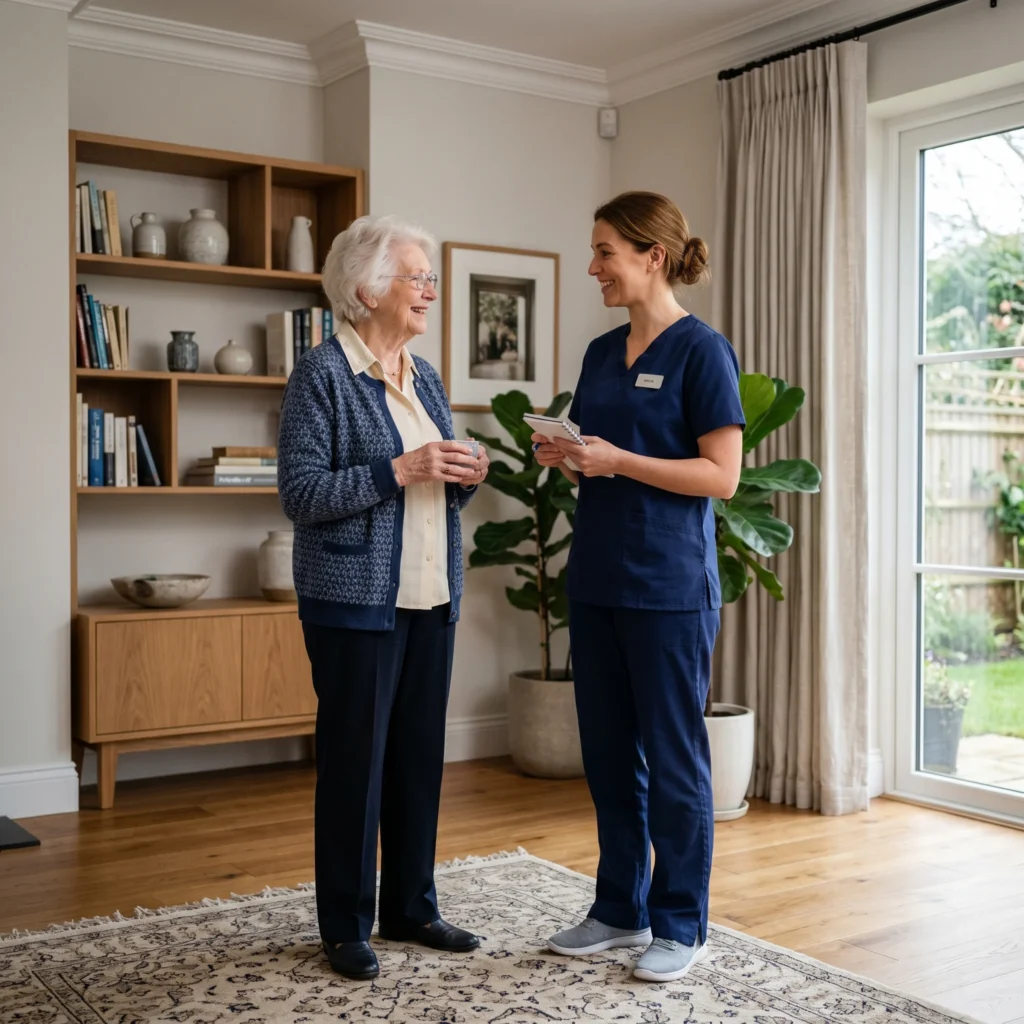 Emotional stress support for family caregivers